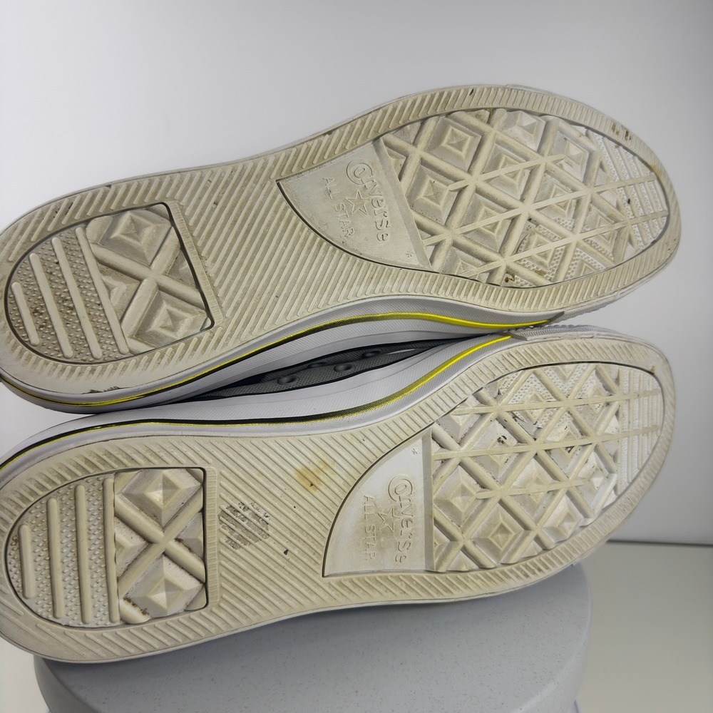 Converse Chuck Taylor Syde Street Mid Mens Size 13 Grey Yellow Sneakers - Picture 12 of 15